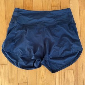 Lululemon Speed Up HR Short 4" *Lined TRNV 6 Navy